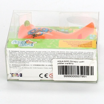 Zvuková hračka Aqua Bird oranžový ptáček