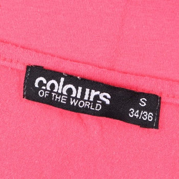 Dámské tričko Colours of the World růžové