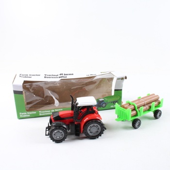 Traktor s přívěsem na dřevo GearBox