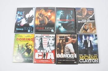 8 akčních filmů na DVD