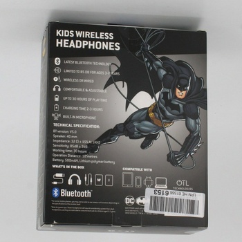 Dětská sluchátka OTL Batman bluetooth