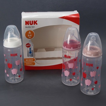 Sada kojeneckých lahví Nuk 0-6 m
