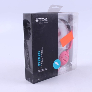 Sluchátka TDK ST100 růžové