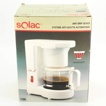 Kávovar Solac model 136 bílý