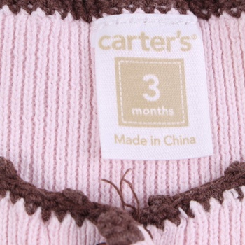 Dětský svetřík Carter's růžové barvy