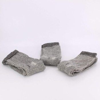 Pánské ponožky zateplení šedé 