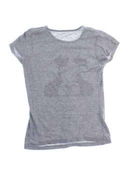 Dívčí tričko s kočičkami šedé