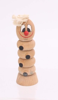 Dřevěná hračka: Červíček 