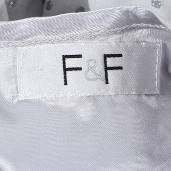 Dětské šaty F&F stříbrné s puntíky
