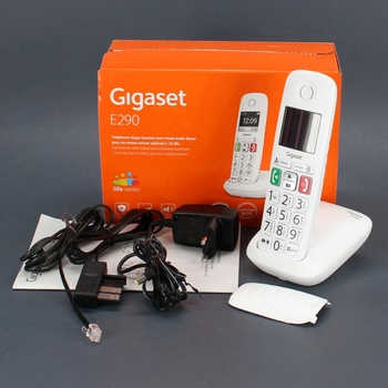 Bezdrátový telefon Gigaset E290 bílý