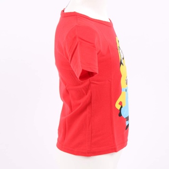 Dětské tričko QQ Wool červené barvy