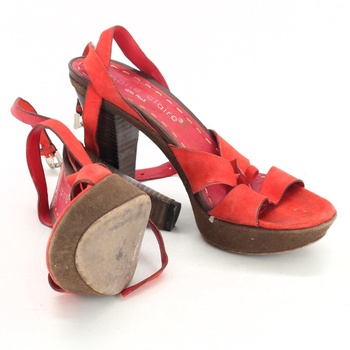Dámské sandále Marie Claire červené