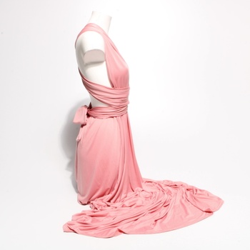 Společenské šaty Lalia růžové