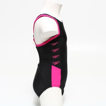 Dívčí plavky Speedo D 128 černo-růžové