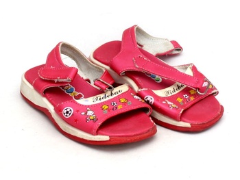 Dětské růžové sandále Kidebao