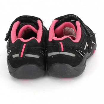Dětské boty Loap černo-růžové barvy