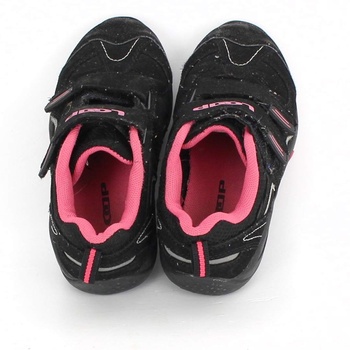 Dětské boty Loap černo-růžové barvy