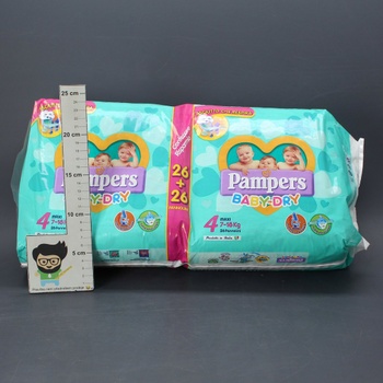 Jednorázové pleny Pampers baby-dry 4 112 ks