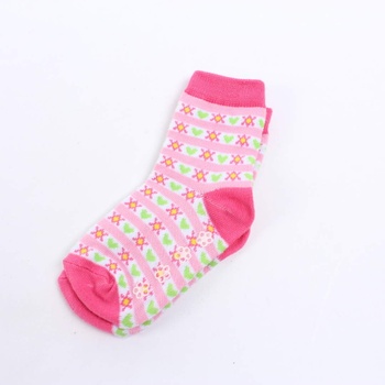 Dívčí ponožky různé barvy 10 párů