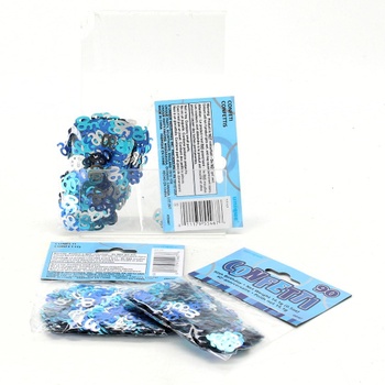 Balíček konfet Unique modré