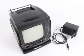 Analogová přenosná TV Tiross TS-450 s rádiem