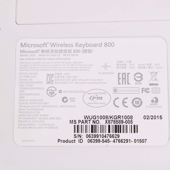 Bezdrátová klávesnice Microsoft Wireless 800