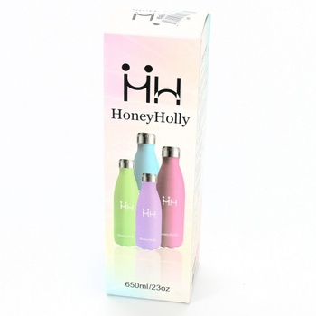Láhev Honey Holly šedá 650 ml