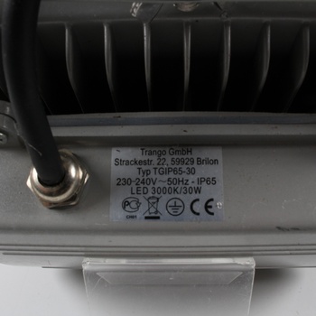 LED reflektor Trango TGIP65-30 30 W šedý