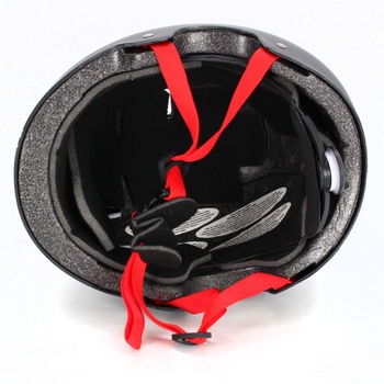 BMX helma značky Fischer černé barvy