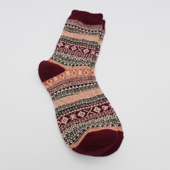 Dámské zimní ponožky se vzorem