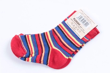 Dětské ponožky Pumax odstín červené 
