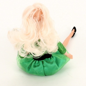 Módní panenka Defa Lucy v zelených šatech 