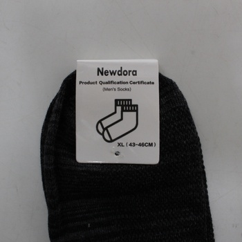 Ponožky Newdora 2x černé a 1x multicolor