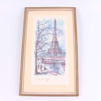 Obraz v rámu Paris La Tour Eiffel