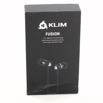 Sluchátka do uší KLIM Fusion black