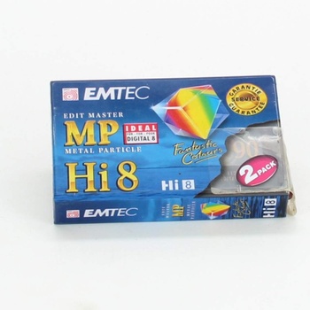Kazety Hi8 Emtec + Fuji 90 minut