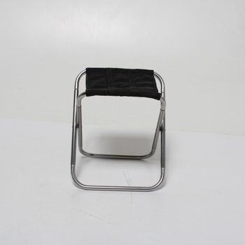 Skládací židlička černá 22x25x25 cm