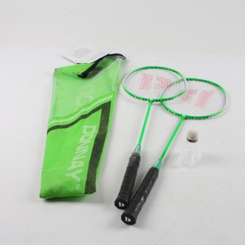 Sada na badminton Donnay zelený