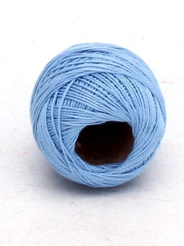 Vyšívací bavlnky Perlovka odstíny modré 5 ks