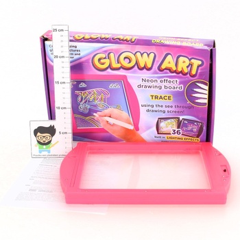 Kreslící tabulka Glow Art R3-PINK