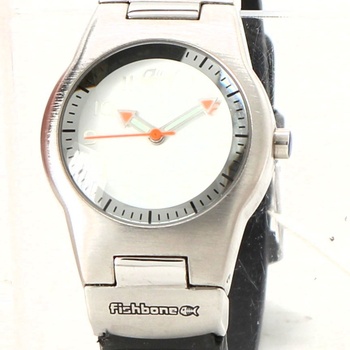 Sportovní hodinky Fishbone černo stříbrné