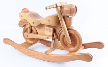 Houpací motorka dřevěná  