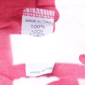 Dámské šaty Made in Italy odstín červené
