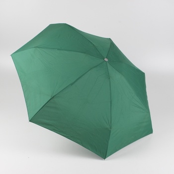 Deštník skládací zelené barvy