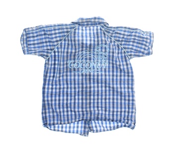 Dětská košile Kenvelo kostkovaná modrá