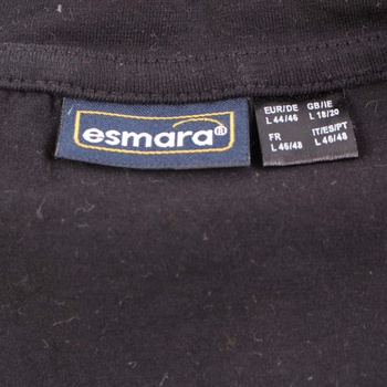 Dámské tričko Esmara černé se vzorem 