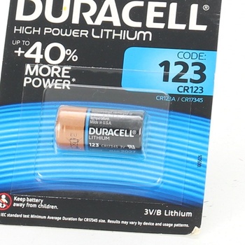 Baterie Duracell CR123 Lithium