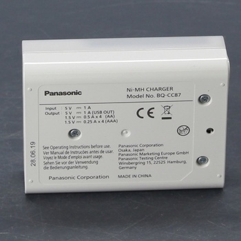 Nabíječka baterií Panasonic BQ‑CC87