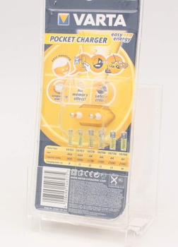 Nabíječka Varta Pocket Charger + 4 AA baterie 