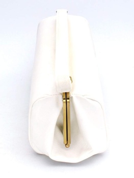 Dámská kabelka z umělé kůže bílá